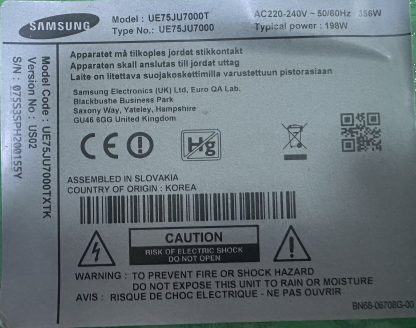 UD120_EU22ATLTSTG2_V0.2 BN96-35079A SAMSUNG UE75JU7000TXTK T.CON BOARD - Görsel 4
