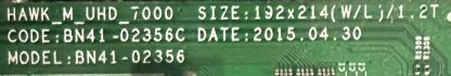 BN94-09992A BN41-02356C SAMSUNG UE75JU7000TXTK MAİN BOARD - Görsel 3