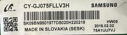UD120_EU22ATLTSTG2_V0.2 BN96-35079A SAMSUNG UE75JU7000TXTK T.CON BOARD - Görsel 3