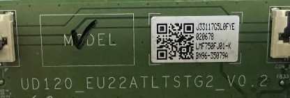 UD120_EU22ATLTSTG2_V0.2 BN96-35079A SAMSUNG UE75JU7000TXTK T.CON BOARD - Görsel 2