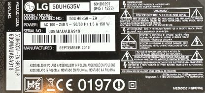 LG 49UF6807 SEHPA AYAĞI - Görsel 6