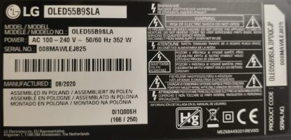 LG 0LED55B9PLA TV AYAĞI - Görsel 6