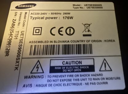 SAMSUNG UE75ES9000SXTK PANEL - Görsel 3
