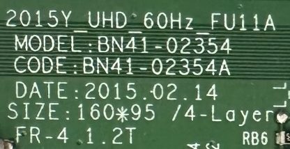 BN95-02132A BN41-02354A BN97-09447A SAMSUNG UE48JU6070UXTK T.CON KART - Görsel 4