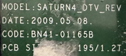BN94-02710G BN94-02943F BN41-01165B SAMSUNG LE40B530P7W  MAİN BOARD - Görsel 3