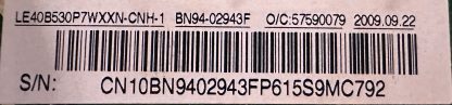 BN94-02710G BN94-02943F BN41-01165B SAMSUNG LE40B530P7W  MAİN BOARD - Görsel 4