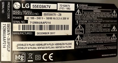 LG 55EG9A7V-ZB SEHPA AYAĞI - Görsel 5