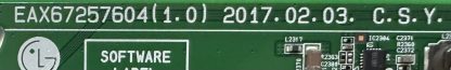 EBT64915102 EAX67257604 LG 55EG9A7V MAİN BOARD - Görsel 3