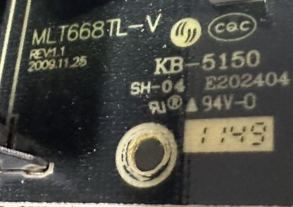MLT668TL-V REV1.1 KB-5150 SABA  40UZ7000 POWER BOARD - Görsel 2