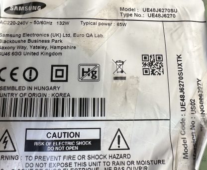 SAMSUNG UE50JU6800 BN96-35225A SEHPA AYAĞI - Görsel 14