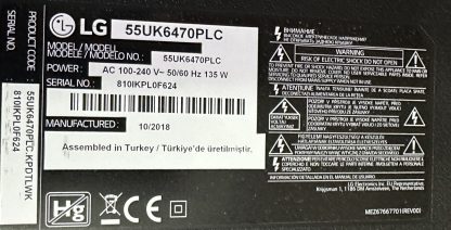 LG 55UK6470PLC SEHPA AYAĞI - Görsel 6