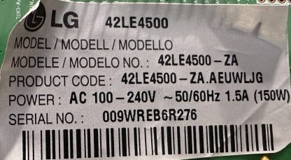 EBU60963670 EAX61766102 LG 42LE4500-ZA MAİN BOARD - Görsel 4