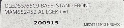 LG 0LED55CX6LA SEHPA AYAĞI - Görsel 4