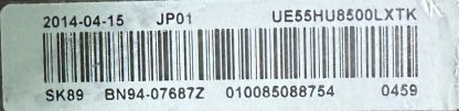 BN94-07687U BN94-07687R BN94-07687Z SAMSUNG UE55HU8500L ONE CONNECT BOX - Görsel 7