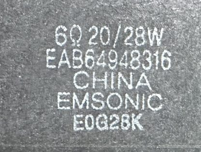 EAB64948315 EAB64948316 LG 0LED55CX6LA SPEAKER - Görsel 3