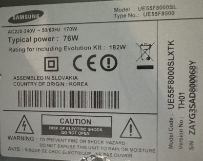 SAMSUNG UE55F8000SLXTK SEHPA AYAĞI - Görsel 4