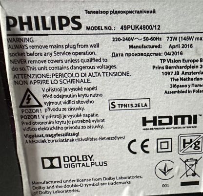 PHILIPS 49PUK4900/12 SEHPA AYAĞI - Görsel 3