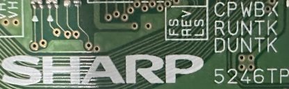 CPWBK RUNTK DUNTK 5246TP SHARP T.CON BOARD - Görsel 2