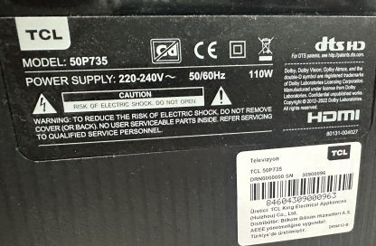 TCL 50P735 SEHPA AYAĞI - Görsel 4