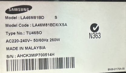 SAMSUNG LA46M81BDX/XSA SEHPA AYAĞI - Görsel 7