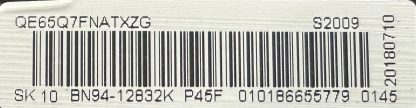 BN94-12832K BN41-02634B SAMSUNG QE65Q7FNATXTK MAİN BOARD - Görsel 2