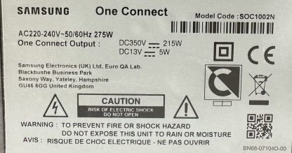 BN91-19835C BN94-12954N BN44-00934A SAMSUNG QE65Q7FNATXTK ONE CONNECT BOX - Görsel 5