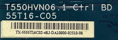 T550HVN06.1 Ctrl BD 55T16-C05 LG 55LB582V-ZJ T.CON BOARD - Görsel 2